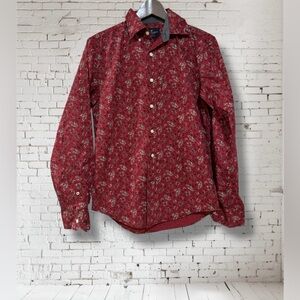 American Eagle 🦅 Floral Red Men's Shirt